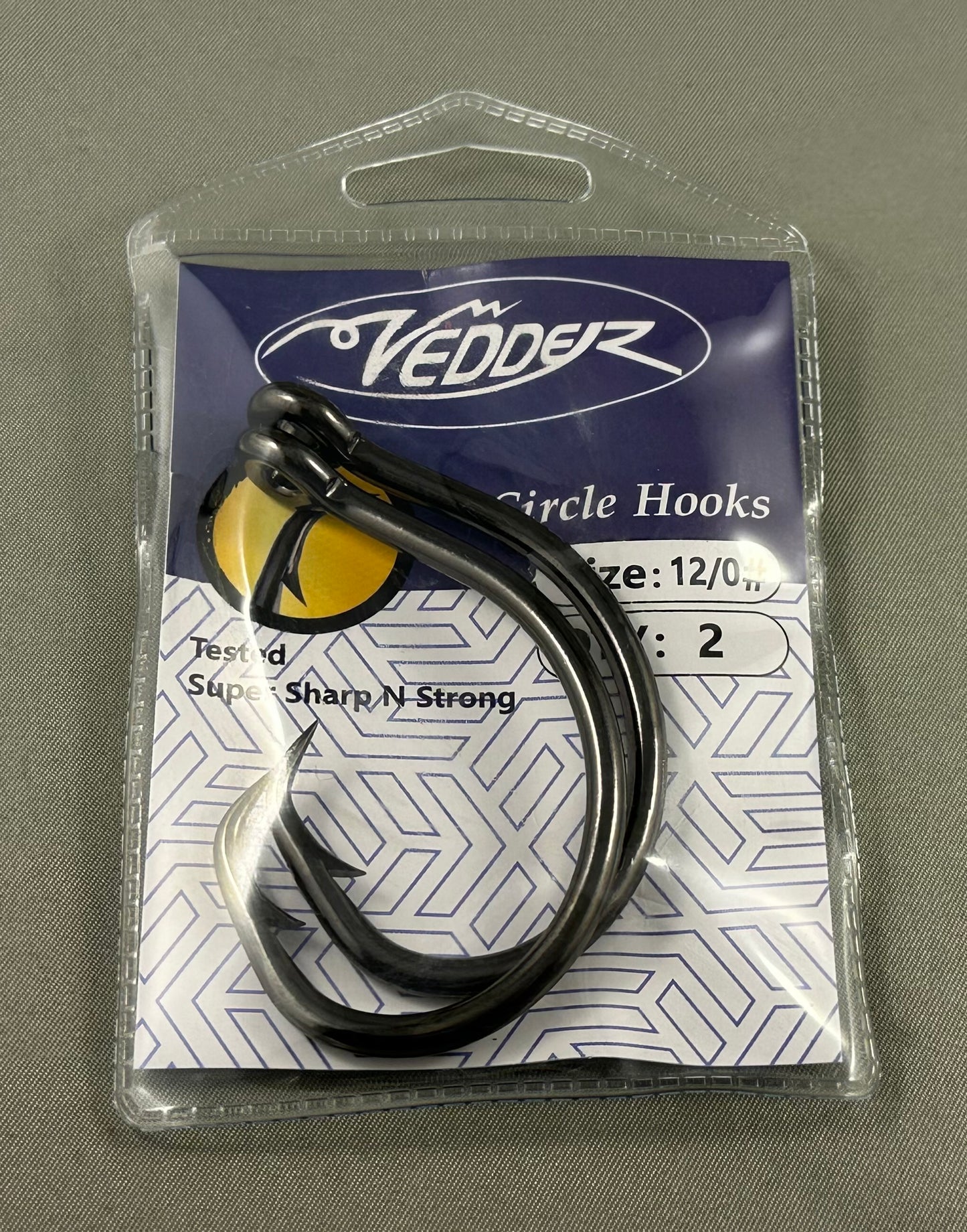 Vedder Black Circle Hook (Barbed)
