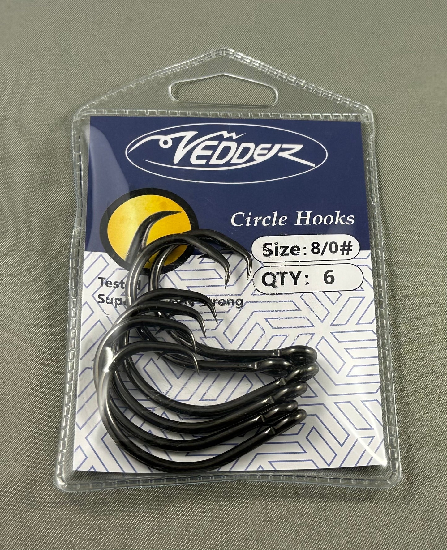 Vedder Black Circle Hook (Barbed)