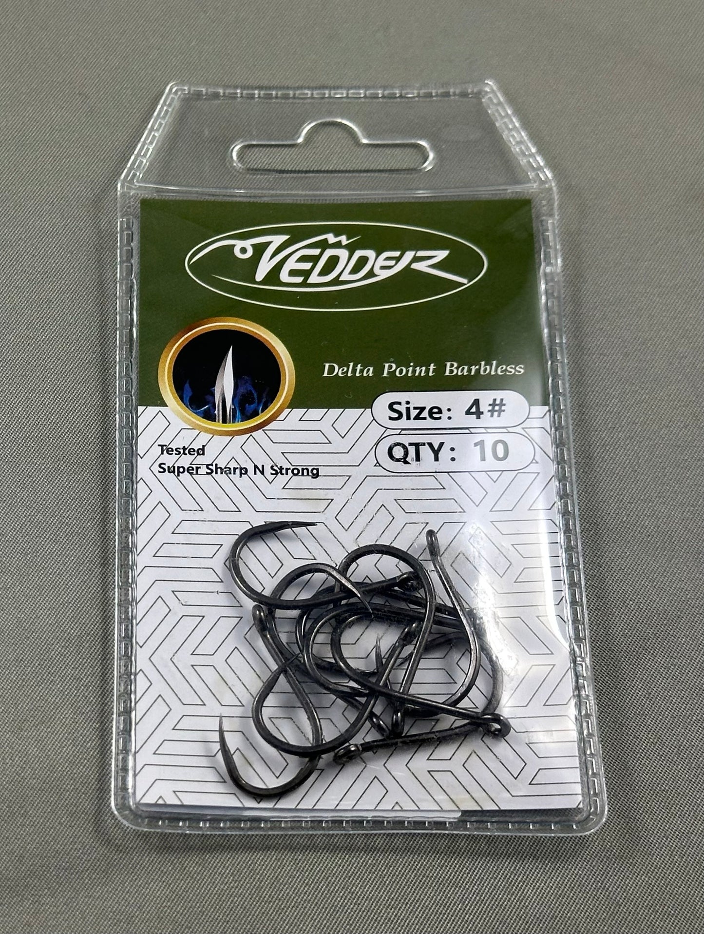 Vedder Delta Point Barbless Hook