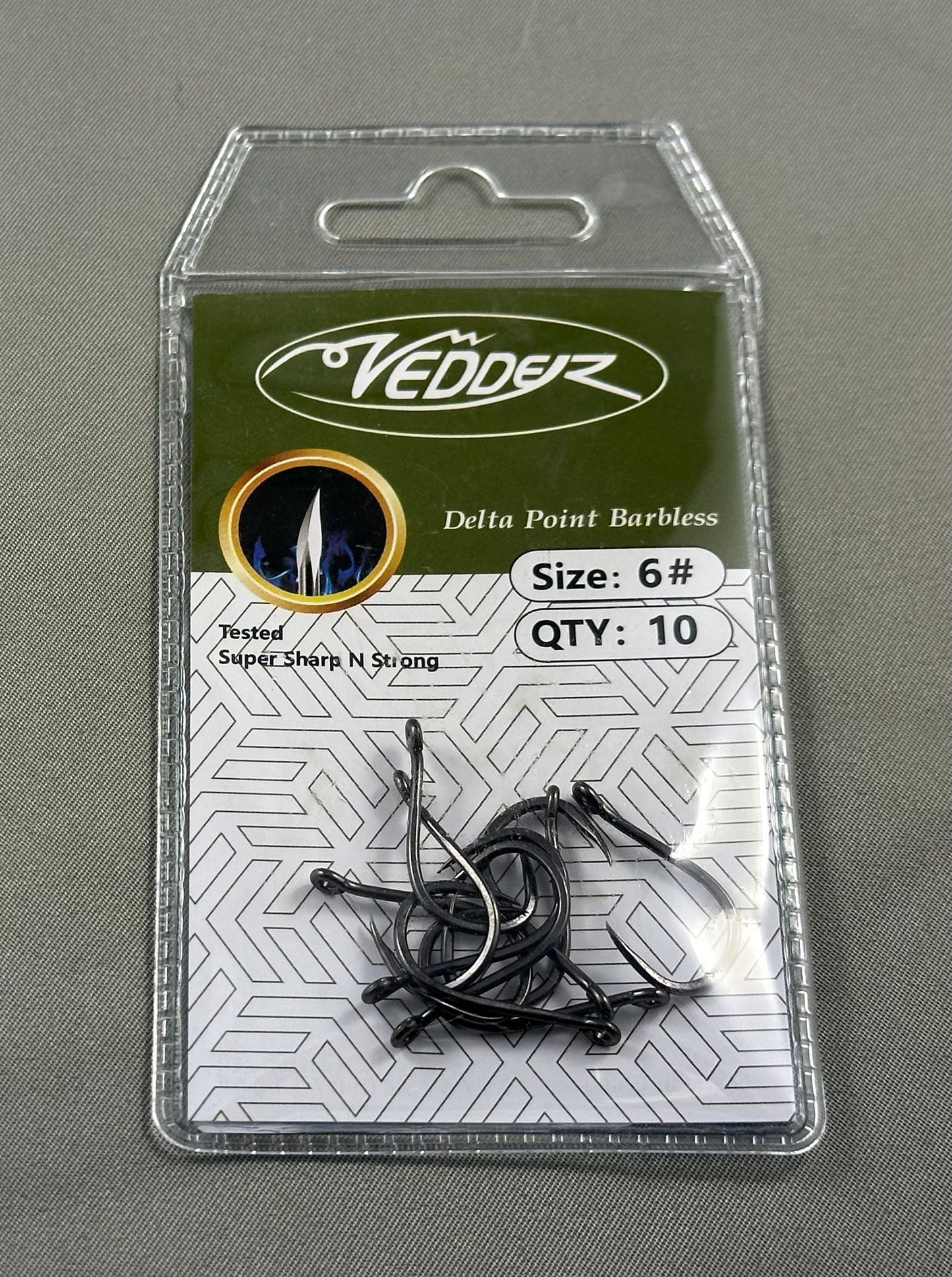 Vedder Delta Point Barbless Hook