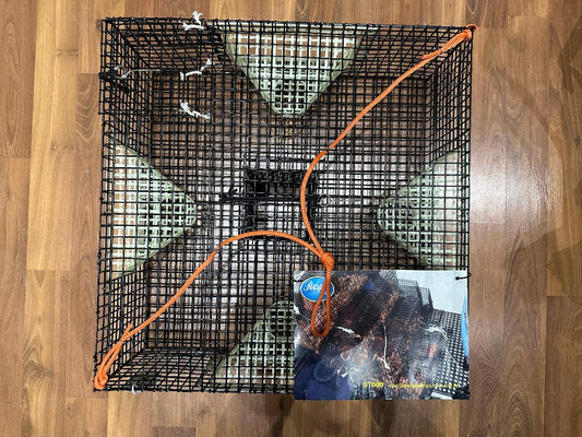 Vinyl Coated Steel Rigid Prawn Trap